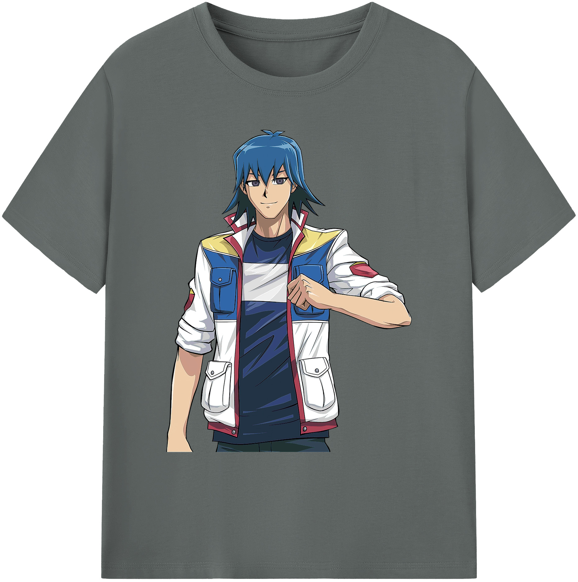 （画像用） 遊☆戯☆王 Yu-Gi-Oh! 綿100％ メンズ半袖Tシャツ｜肌触りやわらか＆通気性